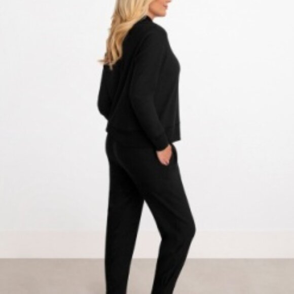 Sympli, Bamboo Fleece Sweatshirt, in Black - BRAND NEW - Picture 4 of 4